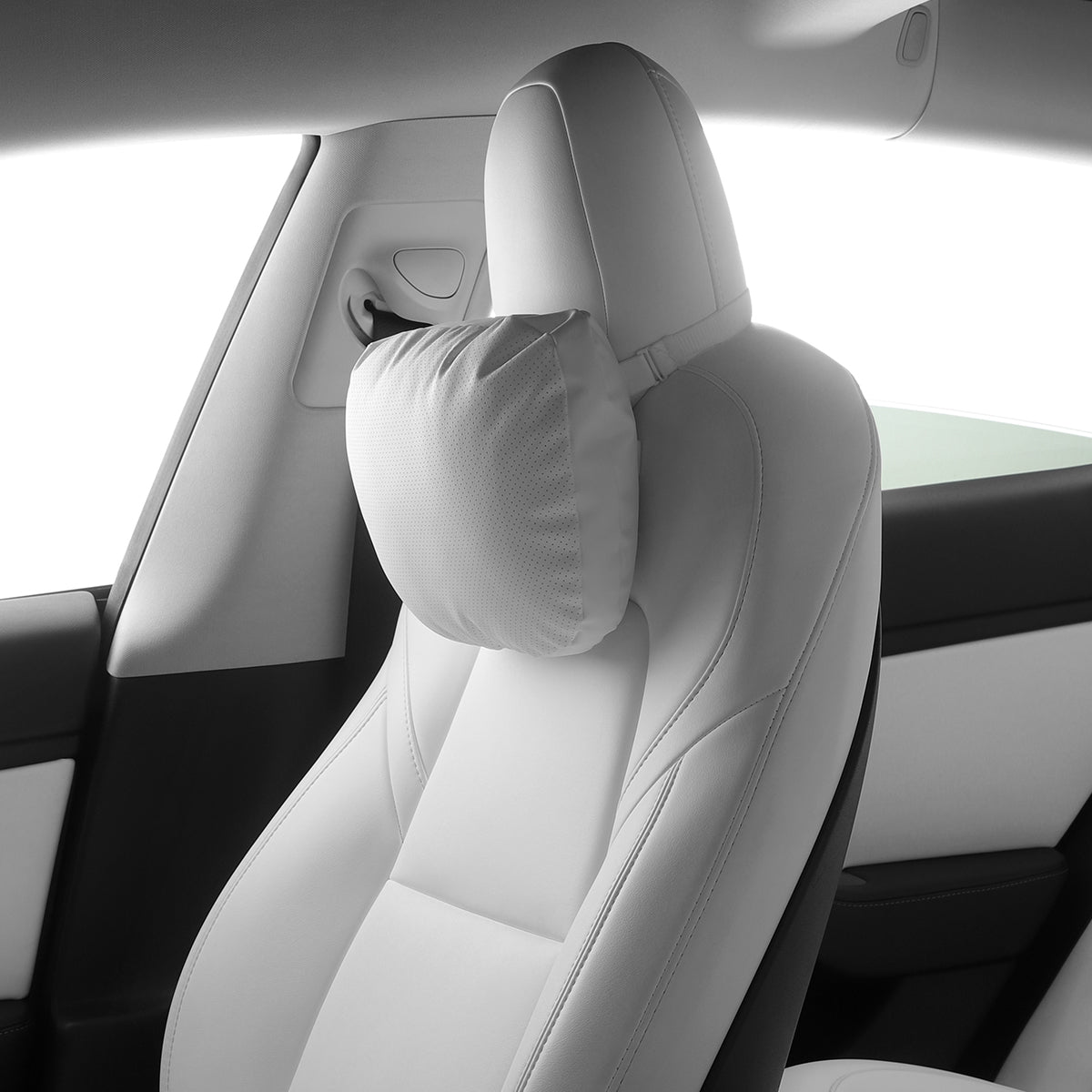 Leather Headrest Pillow for Tesla - TPARTS
