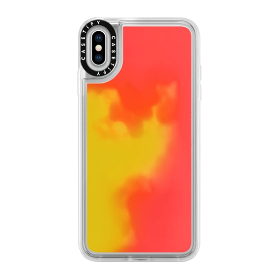 CASETiFY Neon Sand Liquid Case for IPhone Xs Max - Storming Gravity