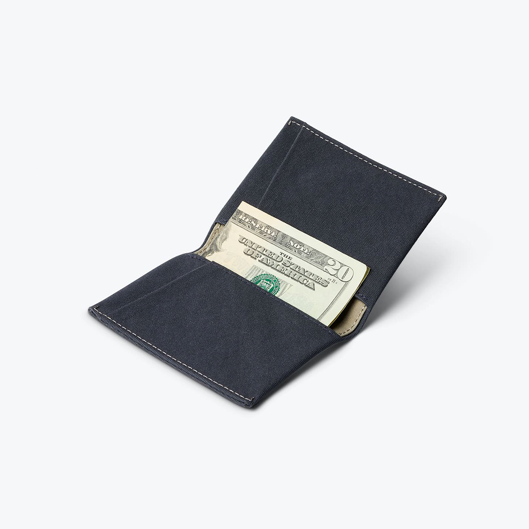 Bellroy Slim Sleeve Woven | Leather-free Bifold Wallet - Storming Gravity