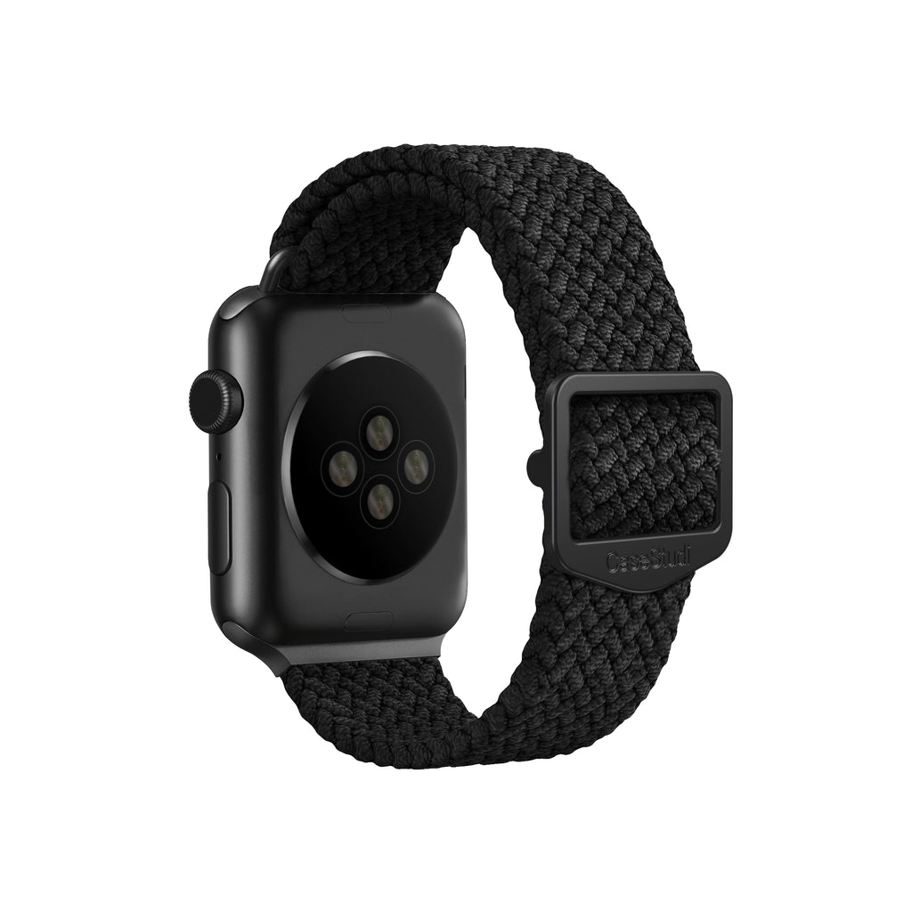 CaseStudi Black Ballistic Band for Apple Watch - Storming Gravity