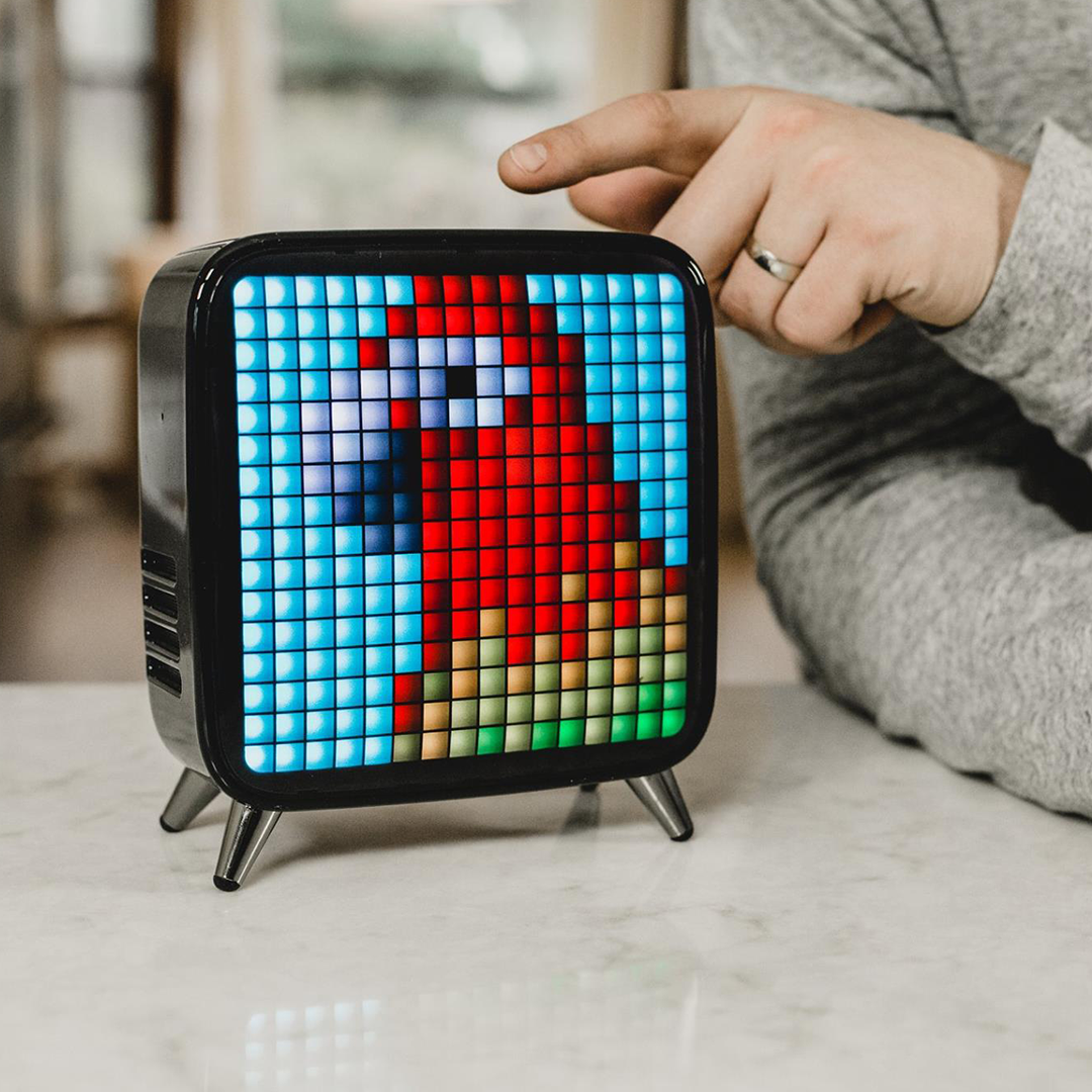 Divoom Tivoo Max - Premium 40W Pixel Art Bluetooth Speaker with App Controlled LED front panel - Storming Gravity