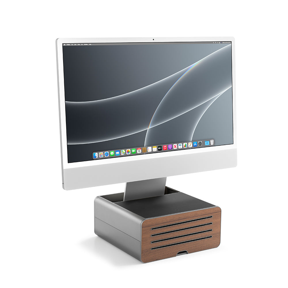 HiRise Pro Adjustable Storage for iMac & Display - Storming Gravity