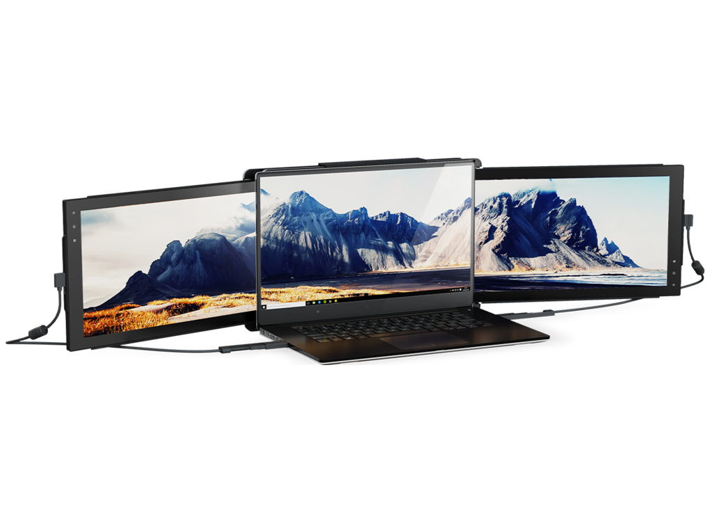 TRIO: Portable dual & triple screen laptop monitor - Storming Gravity