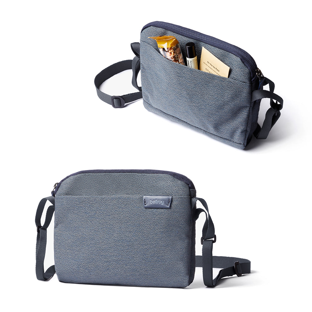 Bellroy City Pouch Plus | Slim Crossbody Bag for Devices - Storming Gravity