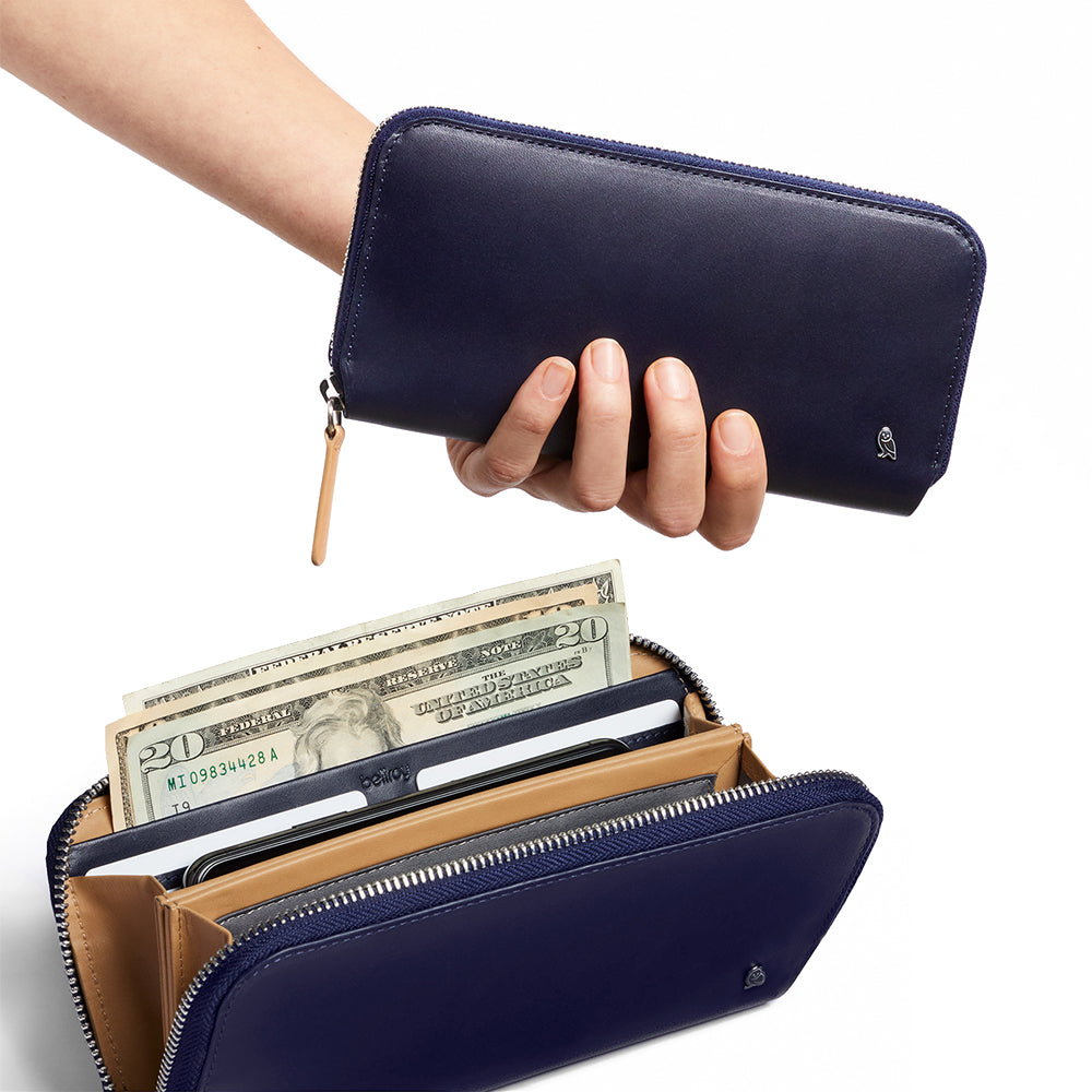 Bellroy Folio | Leather Zip Folio Wallet - Bellroy in Malaysia - Storming Gravity