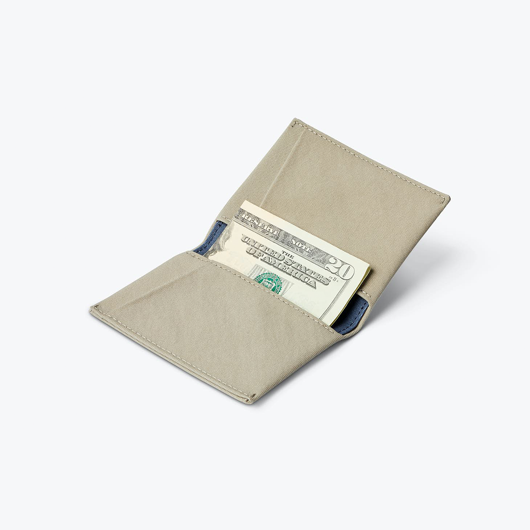 Bellroy Slim Sleeve Woven | Leather-free Bifold Wallet - Storming Gravity