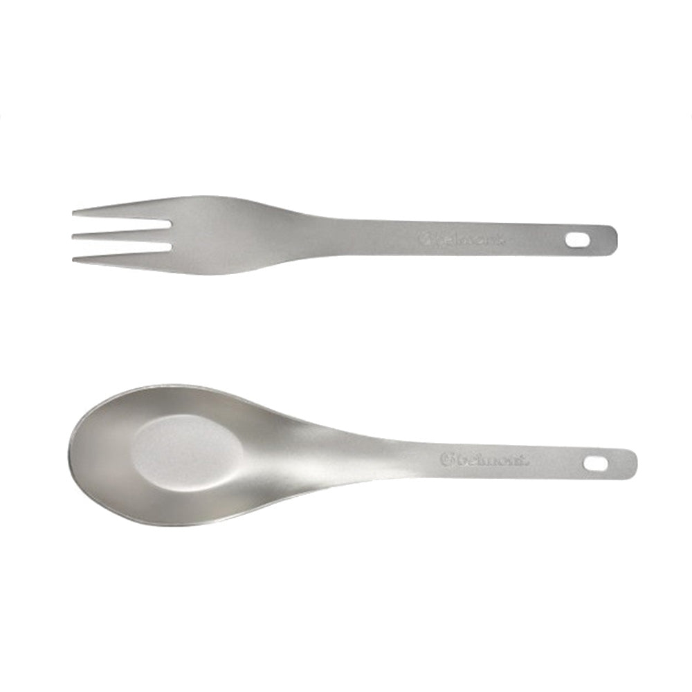 Belmont Titanium Cutlery Spoon & Folk With Case - Storming Gravity