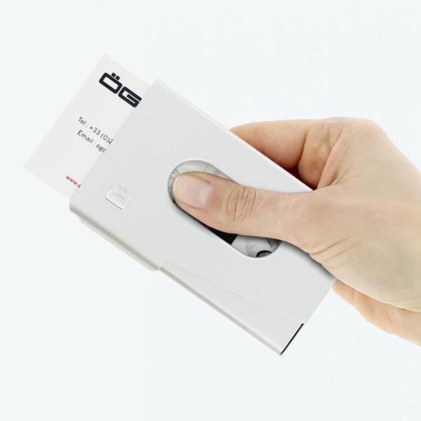 ogon-one-touch-business-card-holder-sivler