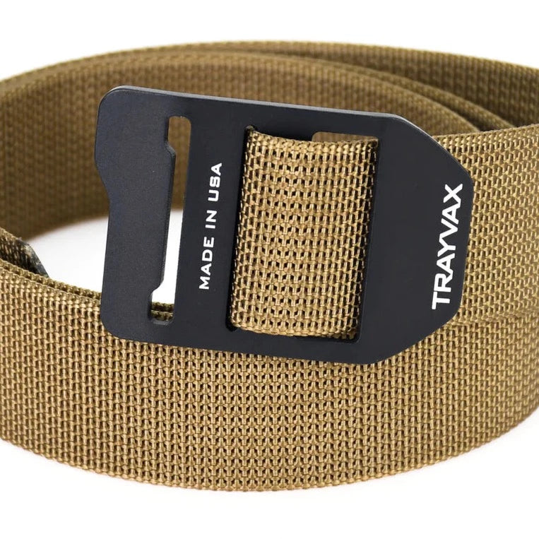 Trayvax Cinch Designer Belt - Heavy Duty Nylon Web Belt - Storming Gravity