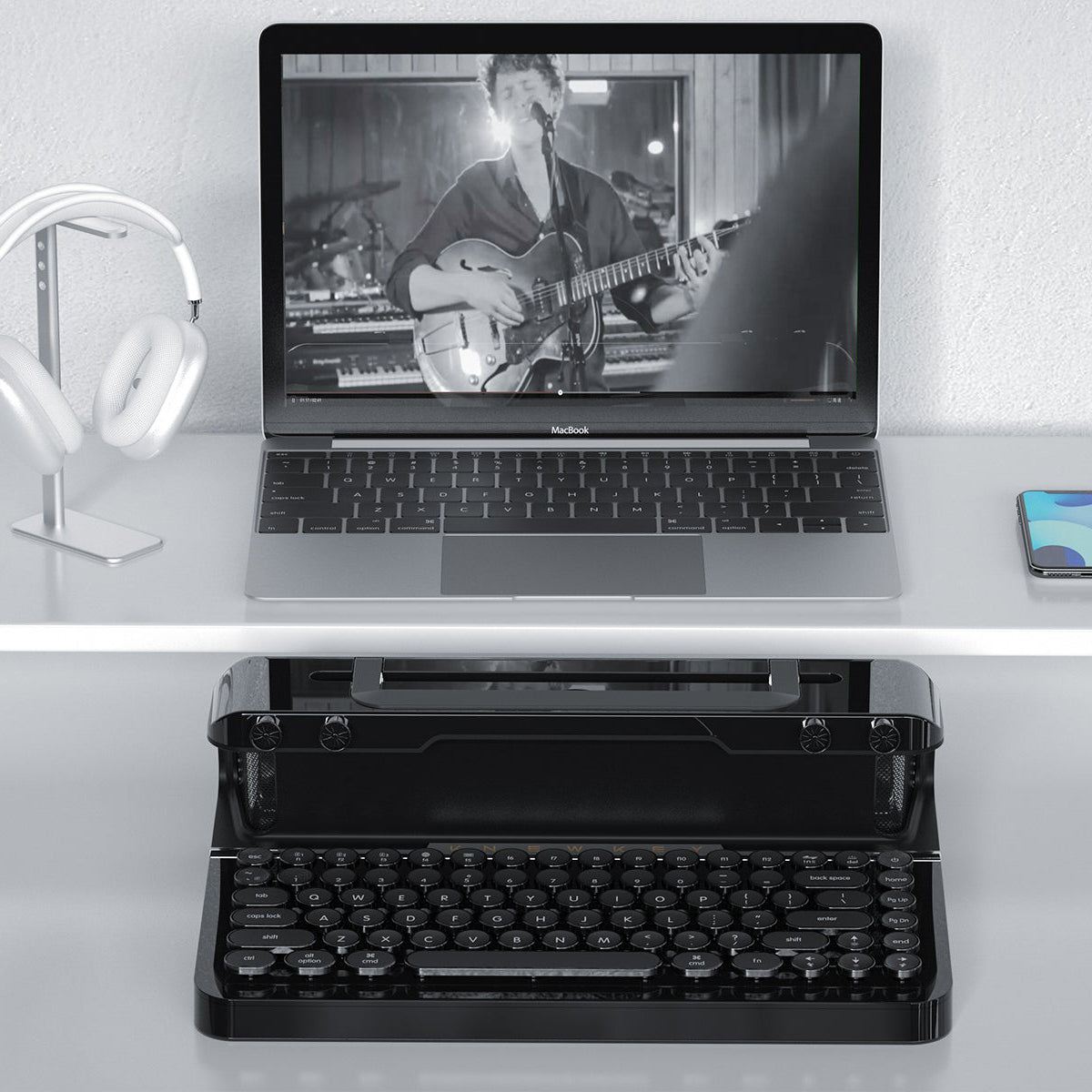 DJ88 Rocksete Mechanical Keyboard With JBL HIFI Speakers - Storming Gravity