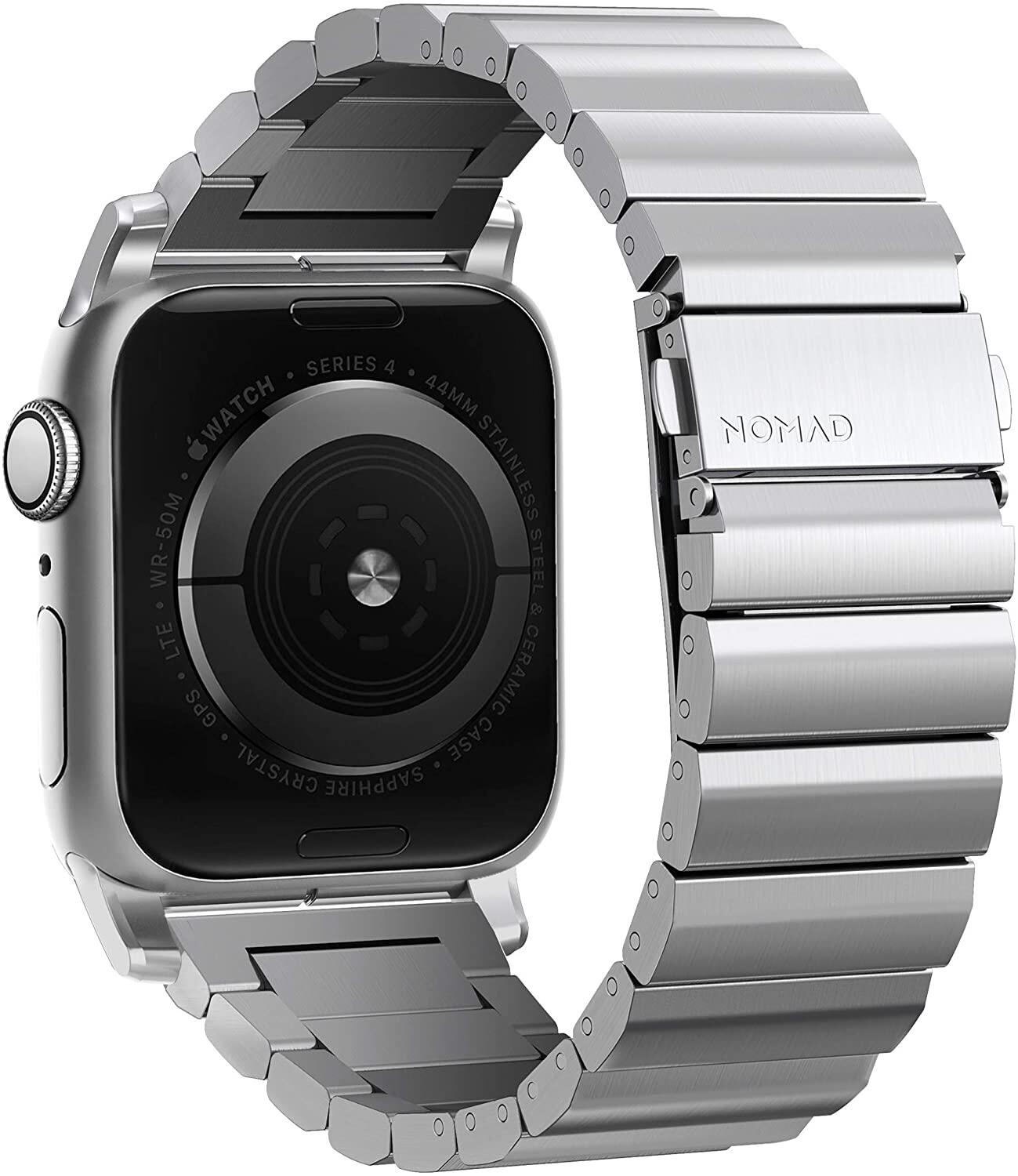 Nomad Steel Band for Apple Watch (for Apple Watch Series 2 to 7) - Storming Gravity