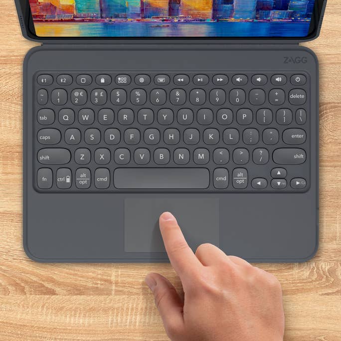 ZAGG Pro Keys with Trackpad for Apple iPad 10.2"/10.9"/Pro 11" - Storming Gravity