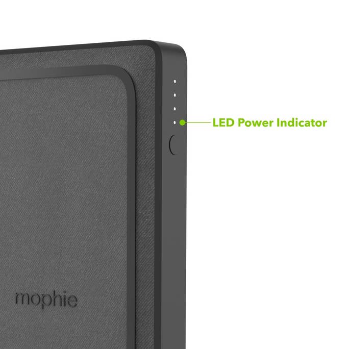Mophie - powerstation wireless XL with PD (fabric) - Storming Gravity