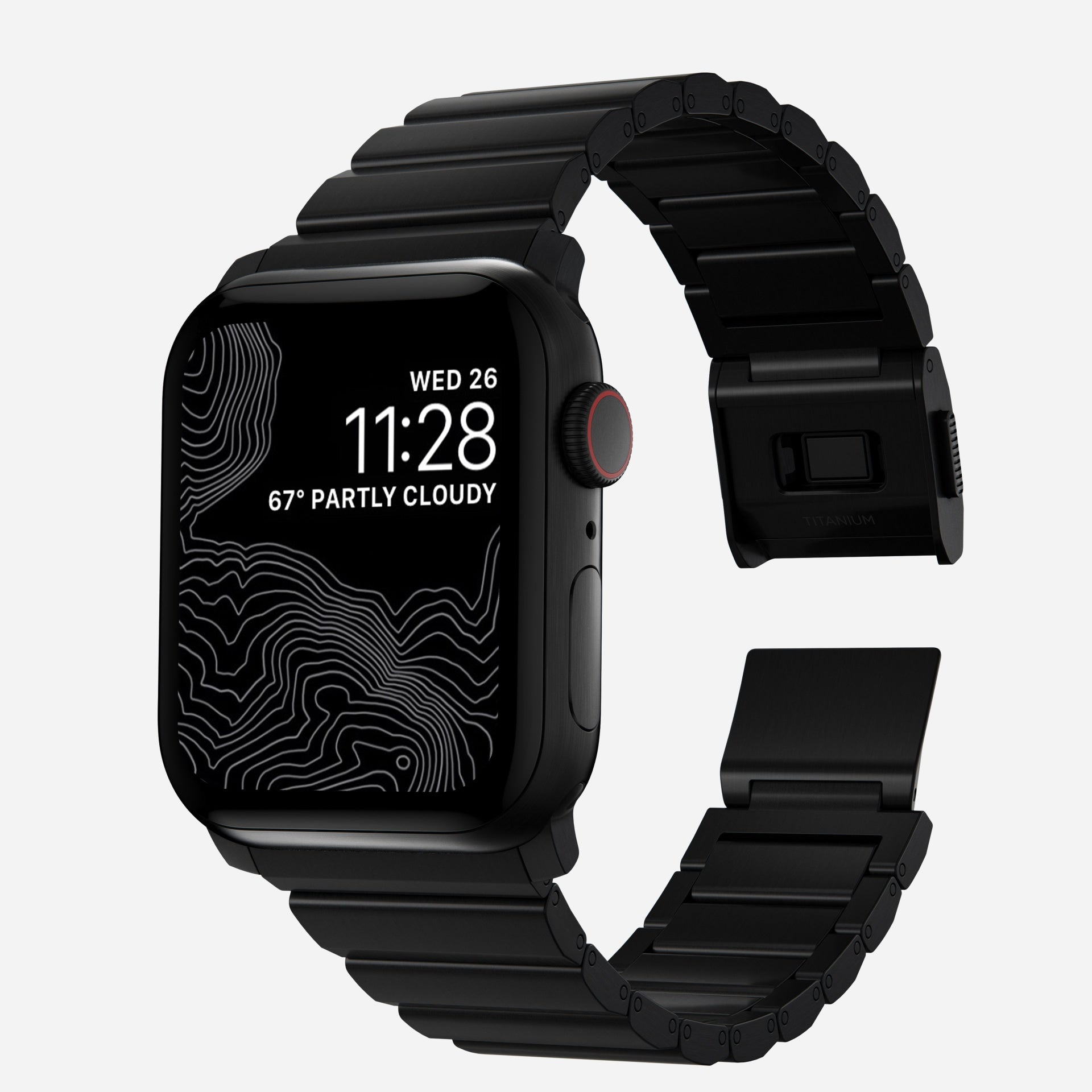 Nomad Titanium Band for Apple Watch - Storming Gravity