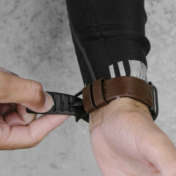 Nomad Active Band Pro for Apple Watch (Waterproof Leather) - Storming Gravity