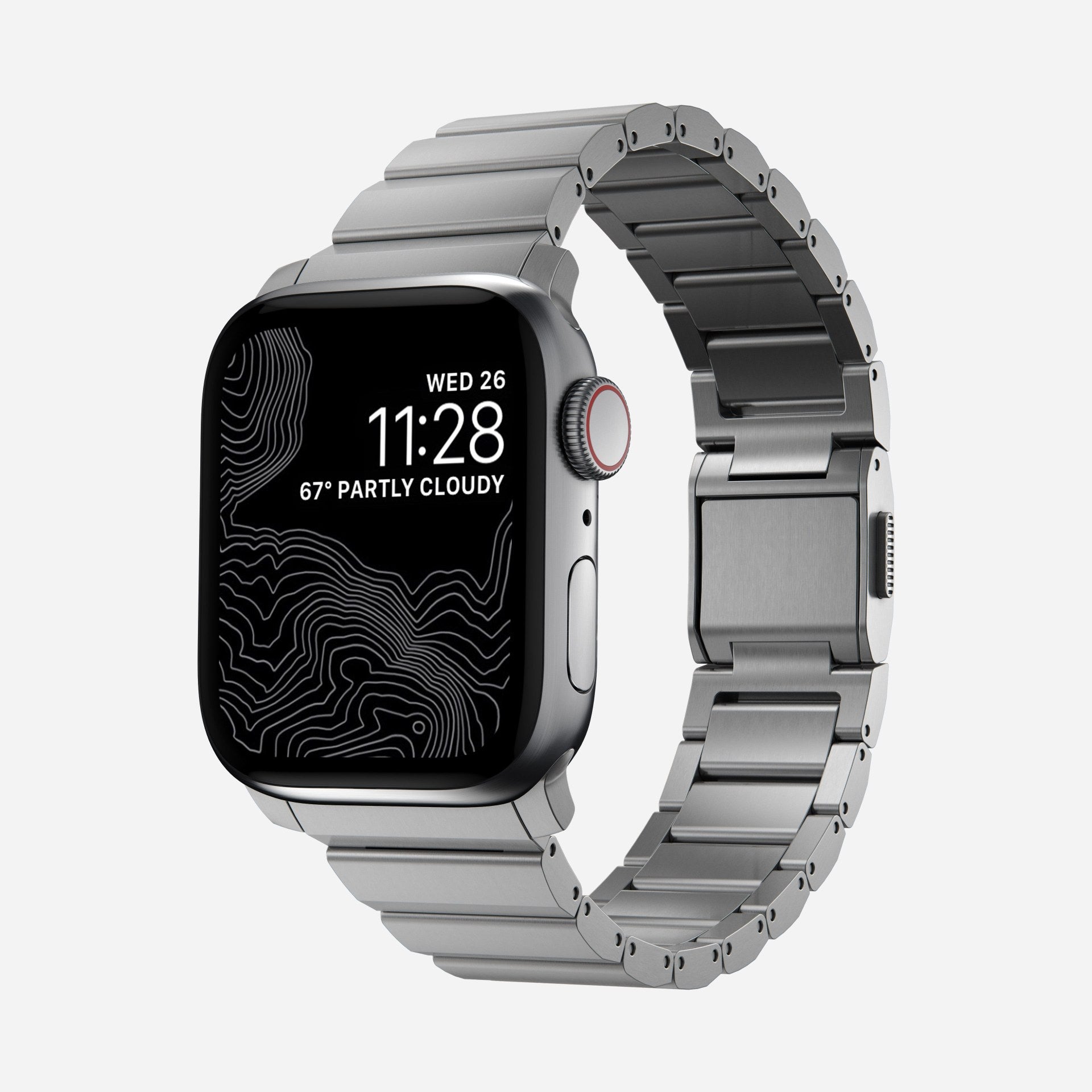 Nomad Titanium Band for Apple Watch - Storming Gravity