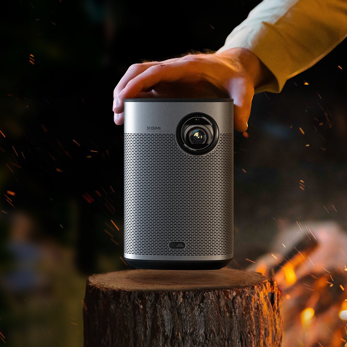 XGIMI Halo+ | Full HD, 900 ANSI Lumen Portable Projector - Storming Gravity